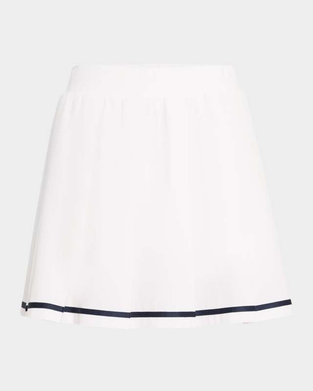 Clarendon Pleated High-Rise Skort